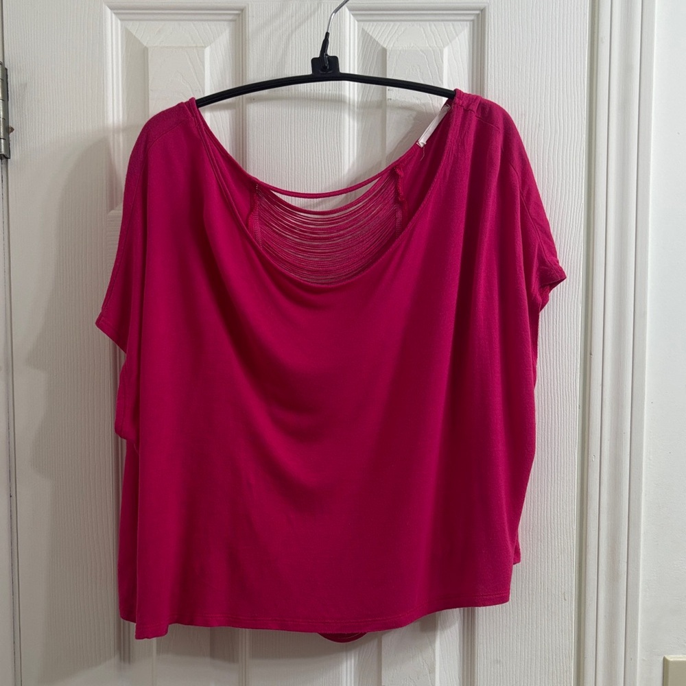 Women's Pink/Magenta Top size large